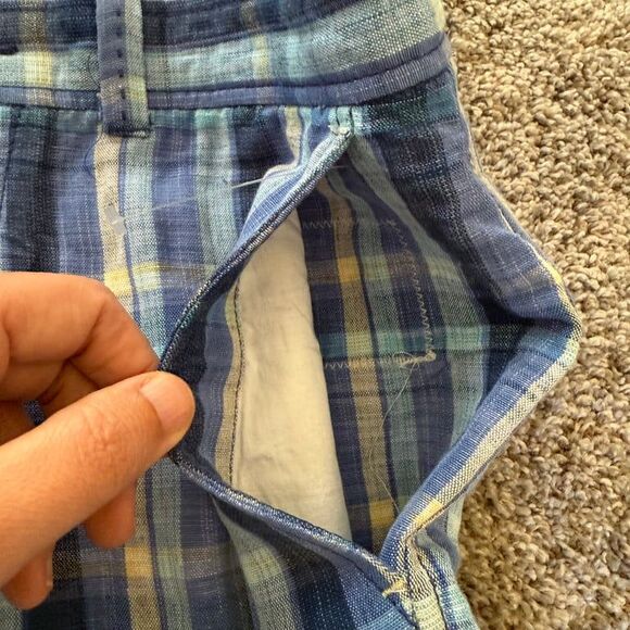 Tommy Bahama Men's Plaid Linen Blend Shorts Golf Size 30 - Picture 3 of 9